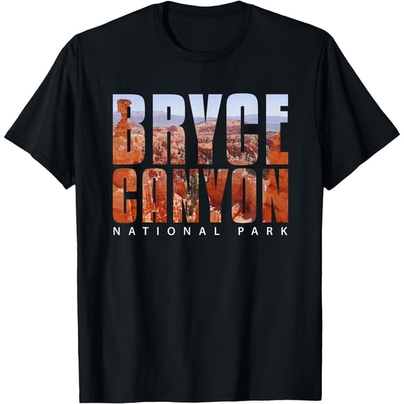 Bryce Canyon National Park-Souvenir Gift-Camping Hiking Unisex T-Shirt for Men Women Kids Toddler,Black Color,Size 2XL