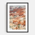thumbnail image 1 of Bryce Canyon - Utah Photography Desert Landscape Nature Scenic Wilderness Travel Poster Waves Black Framed Wall Art Print 16 x 24 inches, 1 of 8