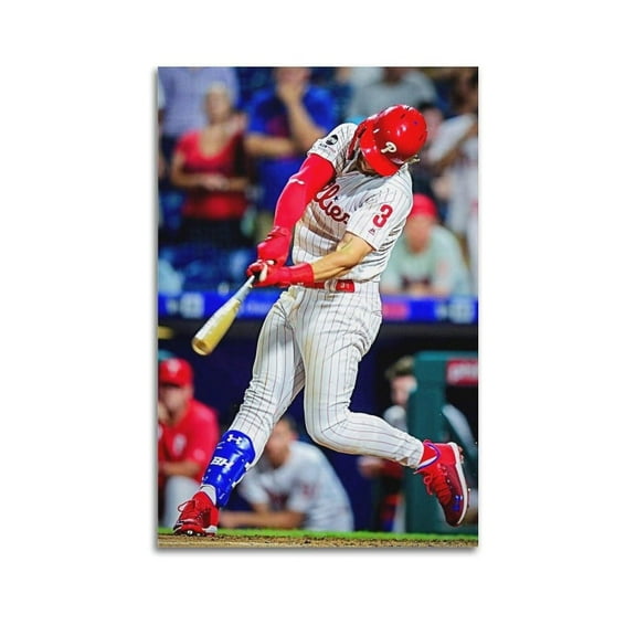Bryce Harper Famous Baseball Stars Poster Poster Album Cover Posters for Bedroom Wall Art Canvas Posters Music Album Cover Poster