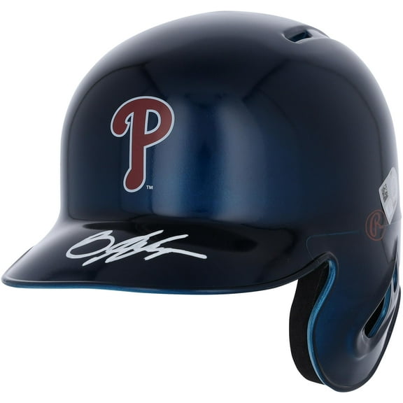 Bryce Harper Philadelphia Phillies Autographed Alternate Chrome Rawlings Mini Batting Helmet - Fanatics Exclusive - Fanatics Authentic Certified