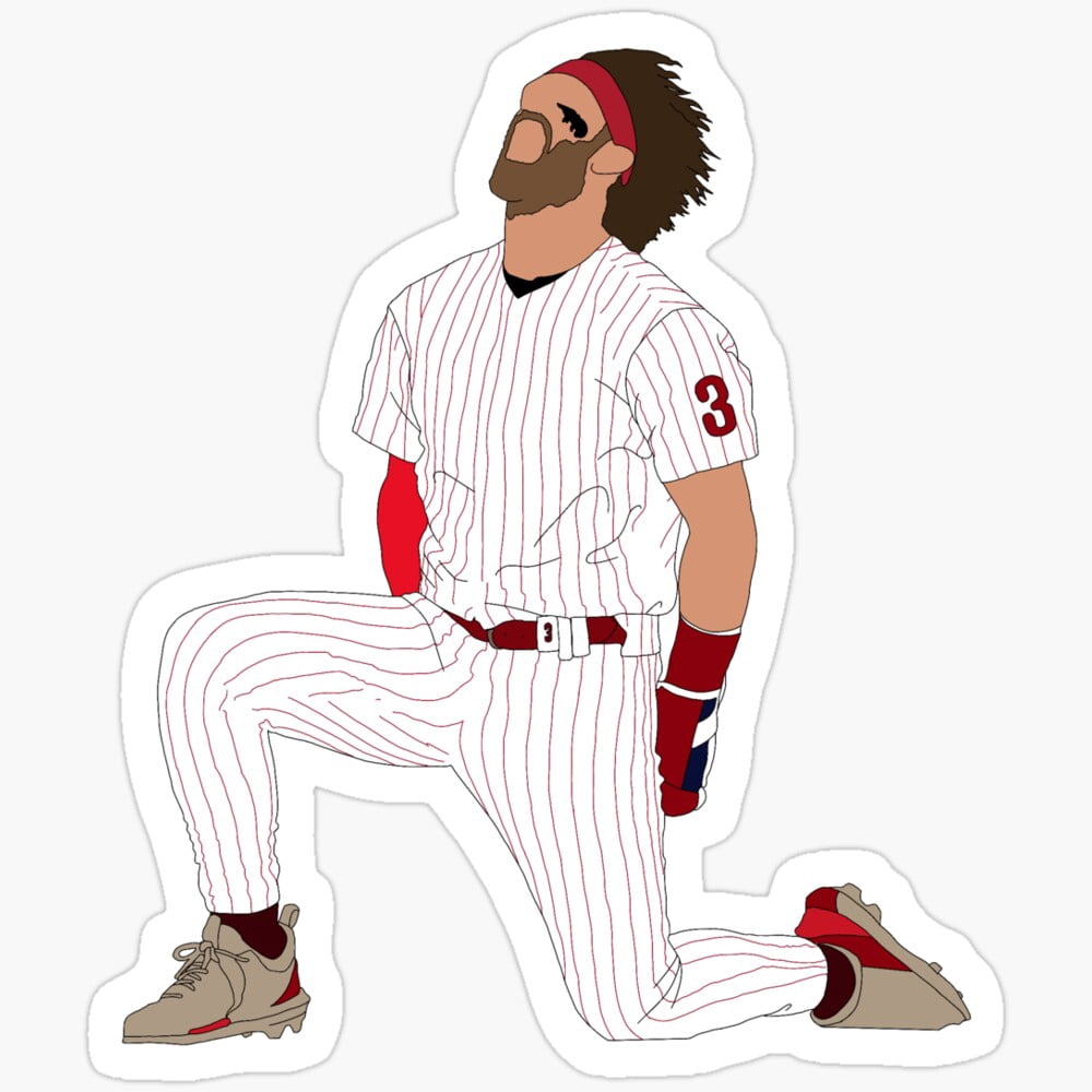 Bryce Harper Sticker Baseball Sticker, Football Sticker, Basketball ...