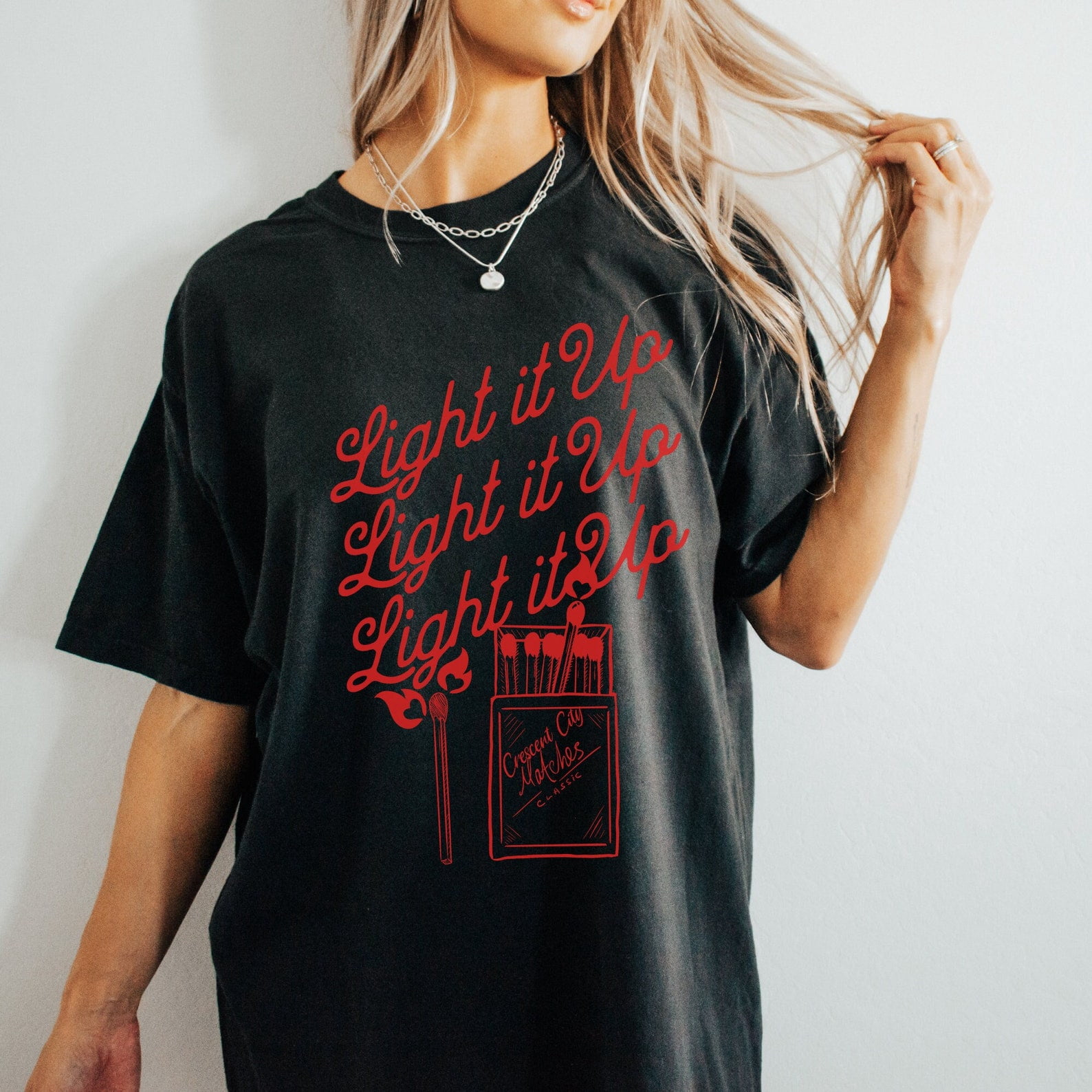 Bryce Quinlan 'Light It Up' Crescent City Graphic T-Shirt, Licensed ...