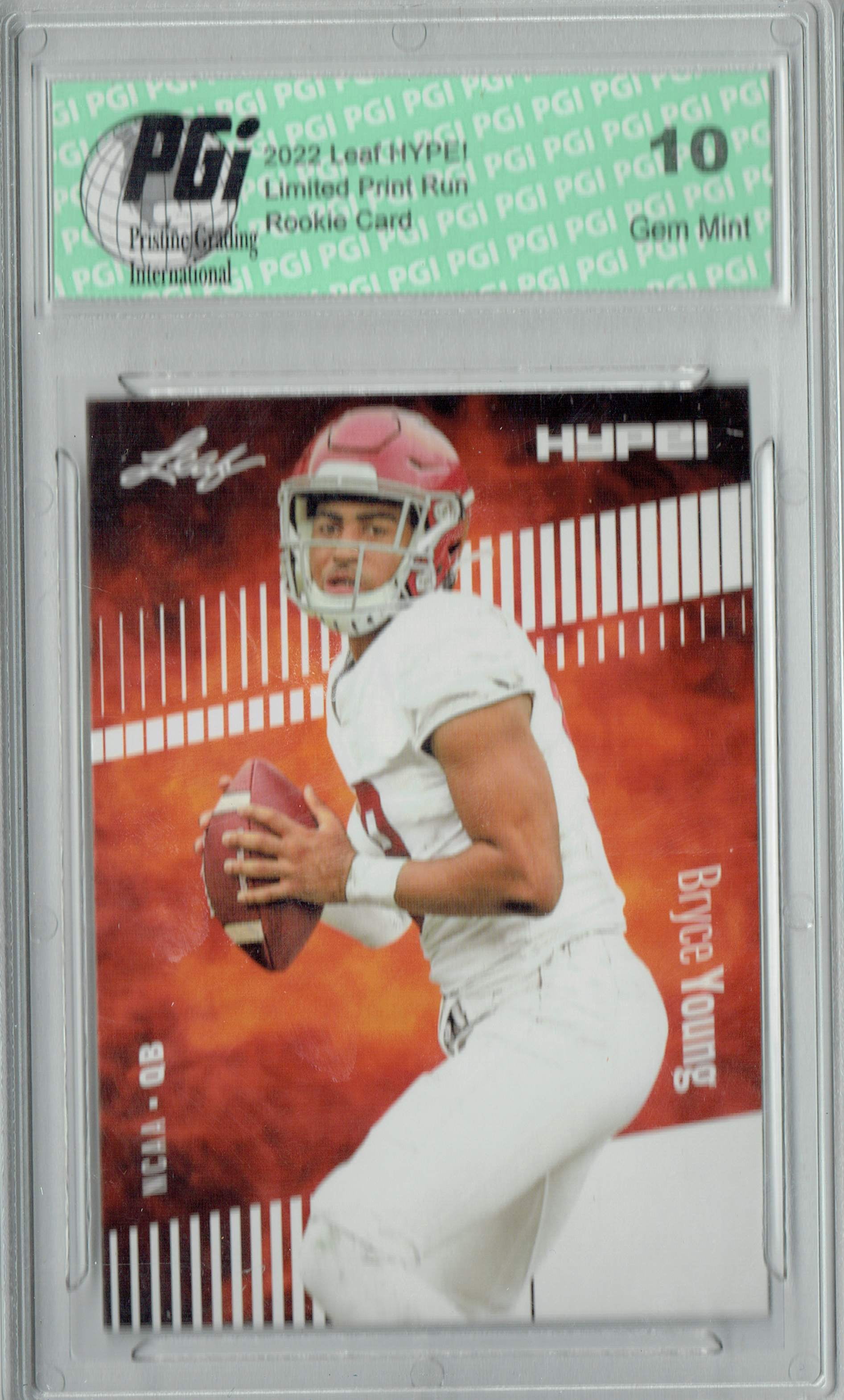 Carson Beck 2024 Leaf Hype #139 Only 5000 Made Rookie Card PGI 10