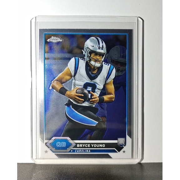 Bryce Young 2023 Topps Chrome NFL #1 Football Card Carolina Panthers