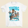 thumbnail image 1 of Bryce Young Cartoon Style Carolina Football T-Shirt, 1 of 2
