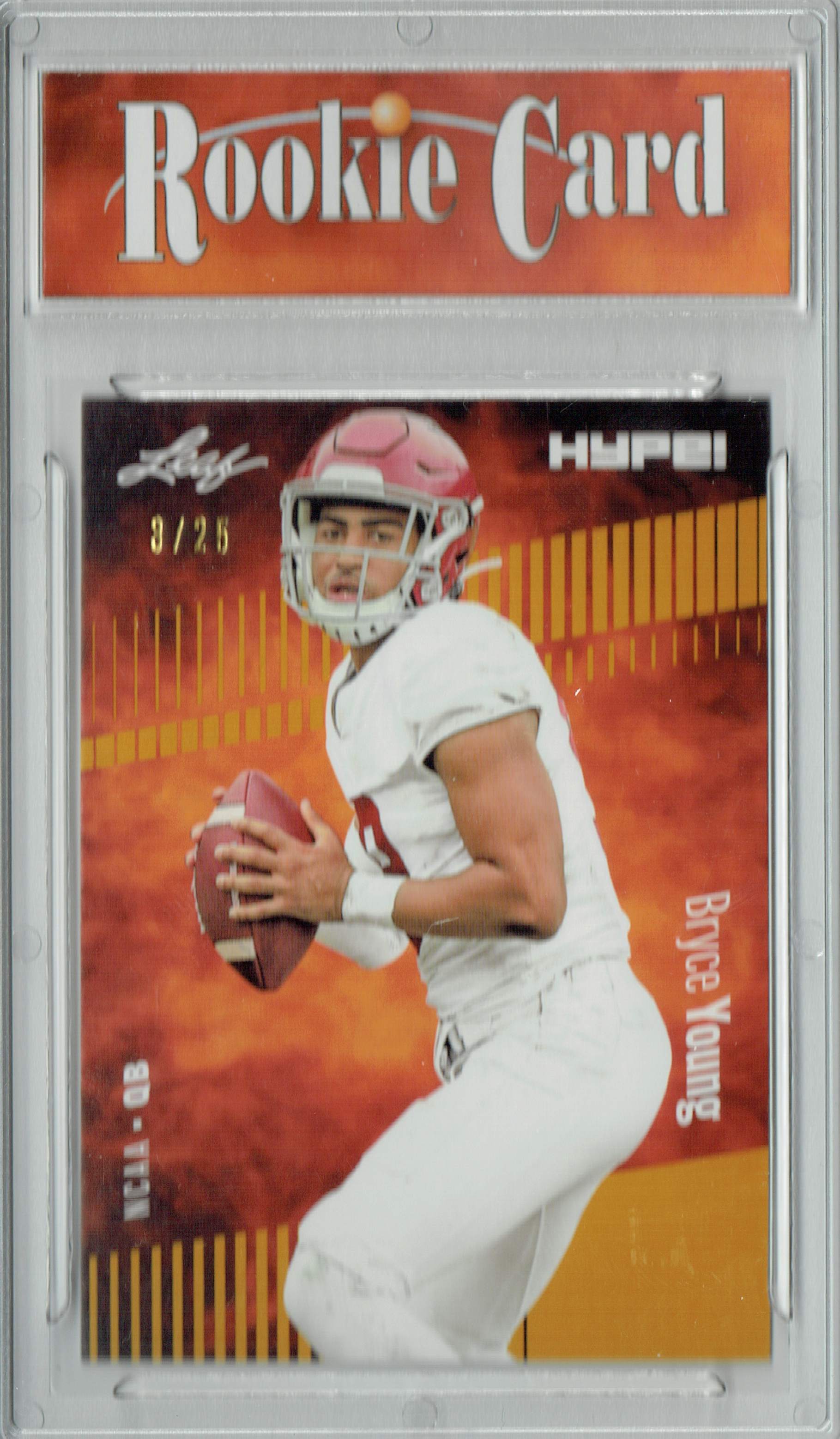 Bryce Young Rookie Card Carolina Football Trading Card 2022 Leaf #80 ...