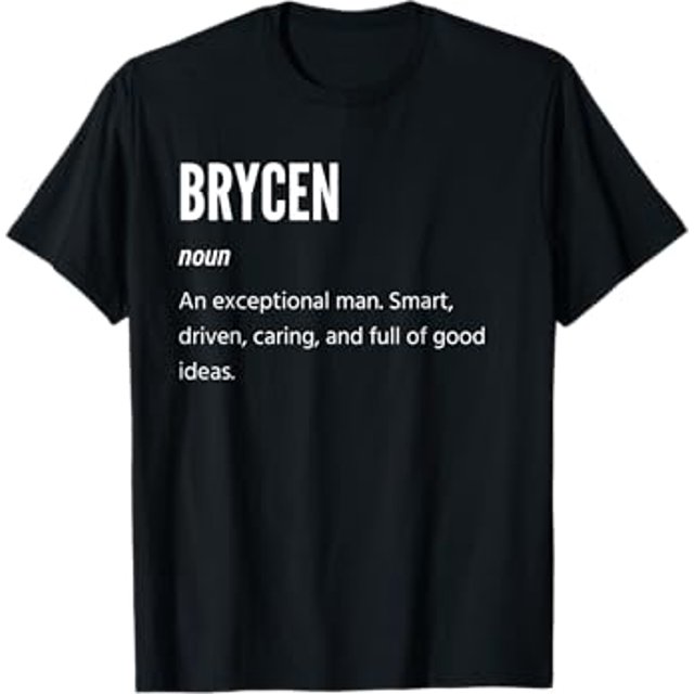 Brycen Gifts, Noun, An Exceptional Man TShirt