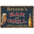 thumbnail image 1 of Brycen's Green Bar and Grill Sign 16 x 24 Matte Finish Metal 116240044649, 1 of 1