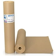 Bryco Goods Brown Kraft Paper Roll - 18" x 1,200" (100') Made in The USA - Ideal for Packing, Moving, Gift Wrapping, Postal, Shipping, Parcel, Wall Art, Crafts, Bulletin Boards