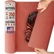 Bryco Goods Pink Butcher Paper Roll for Smoking Meat, 24 Inch x 175 Feet, Made in USA