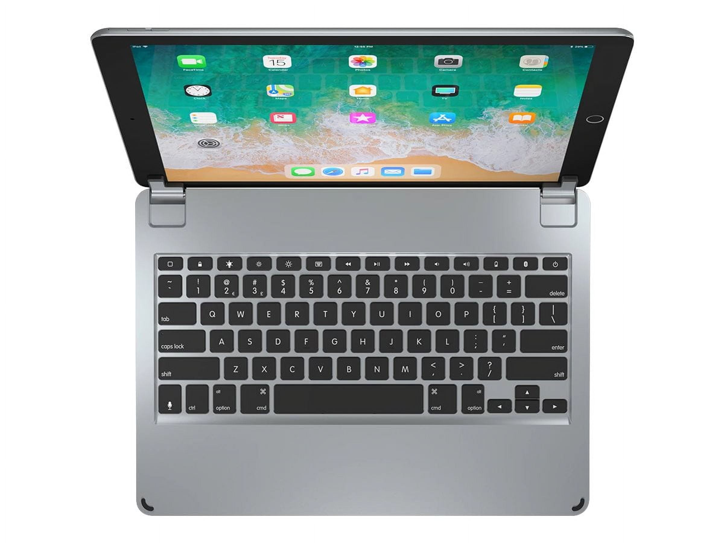 Brydge 12.9 - Keyboard - backlit - wireless - Bluetooth 3.0 - space gray - for Apple 12.9-inch iPad Pro (1st generation, 2nd generation)
