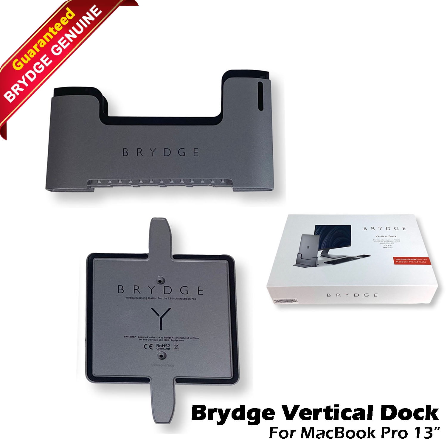 Brydge Laptop Vertical Dock Stand for Apple Macbook Pro 13