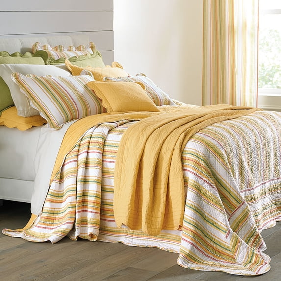 BrylaneHome 100% Cotton Florence Oversized Bedspread - Walmart.com