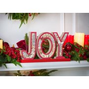 BrylaneHome 17" Laser Cut Wooden Joy Sign