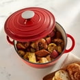 thumbnail image 1 of BrylaneHome 2.8 Quart Cast Iron Casserole Dish, 1 of 4