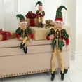 thumbnail image 1 of BrylaneHome 38"H Posable Christmas Elf, 1 of 3