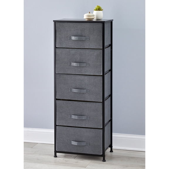 BrylaneHome 5-Drawer Tall Eve Storage Dresser