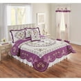 thumbnail image 1 of BrylaneHome Ava Oversized Embroidered Cotton Quilt, 1 of 5