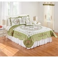 thumbnail image 1 of BrylaneHome Ava Oversized Embroidered Cotton Quilt, 1 of 5