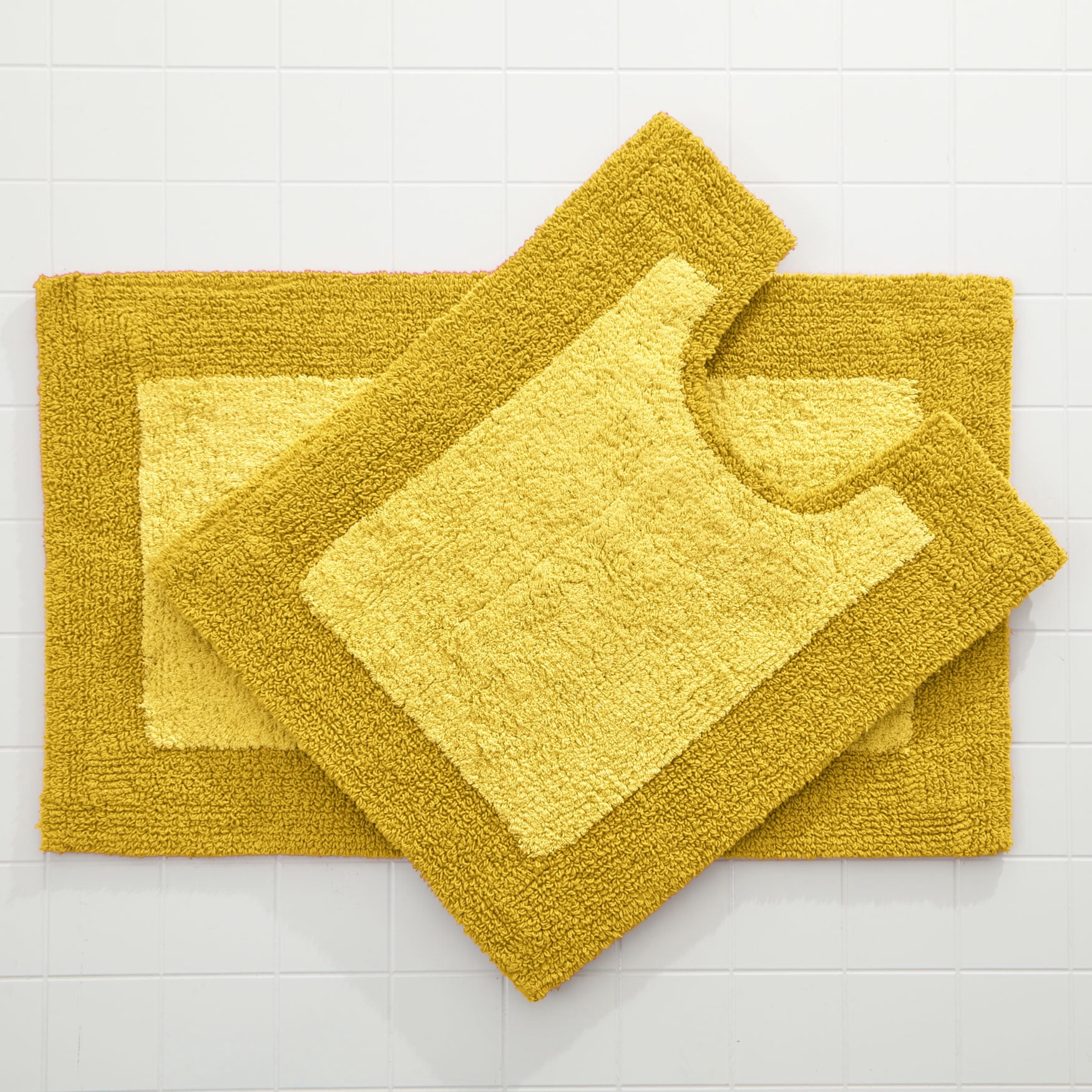 Bh Open Rug BrylaneHome BH Studio 2 Piece Reversible Bath Rug Set - Walmart.com