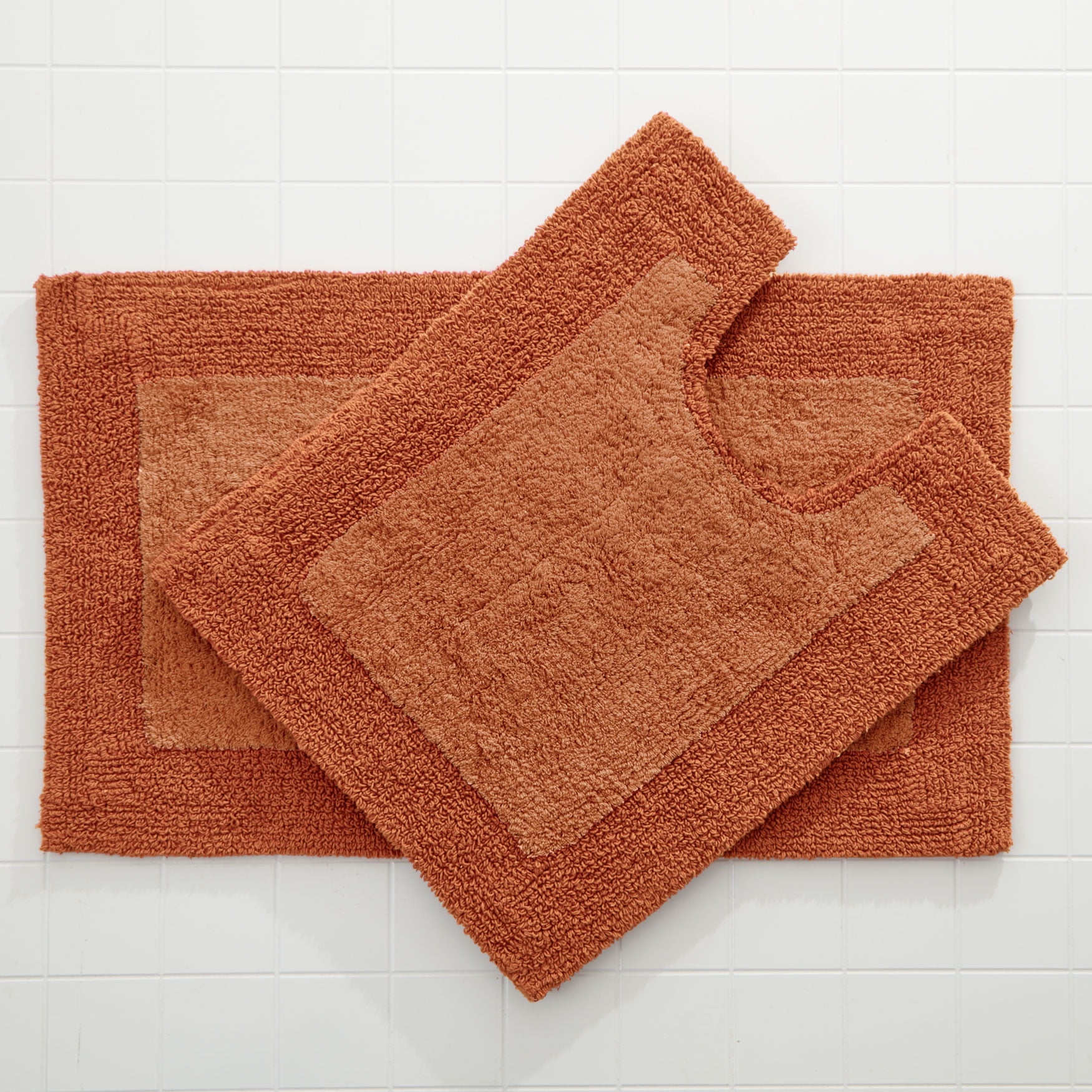 BrylaneHome BH Studio 2 Piece Reversible Bath Rug Set
