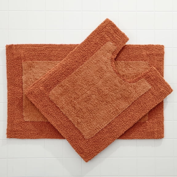 BrylaneHome BH Studio 2 Piece Reversible Bath Rug Set