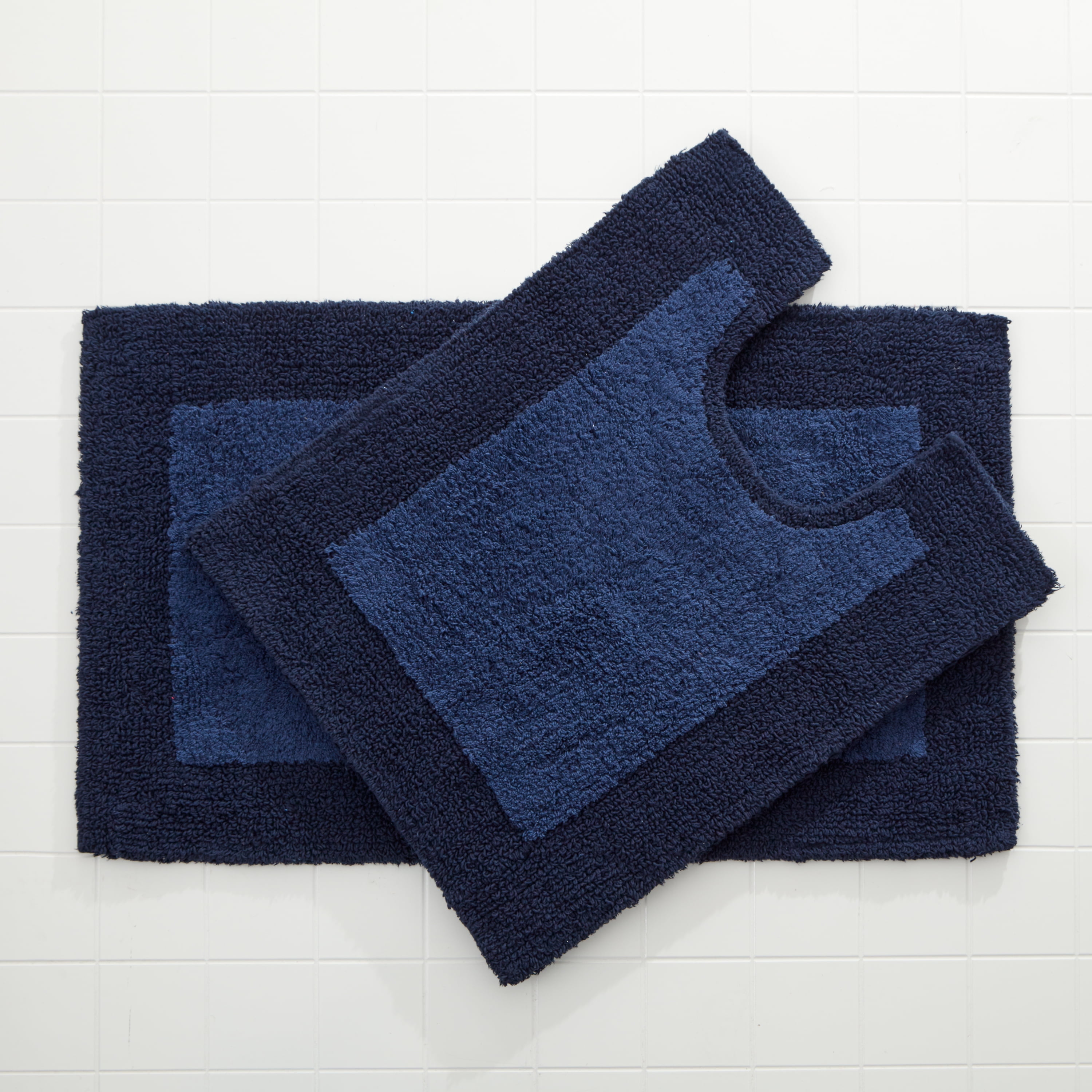 Bh Open Rug BrylaneHome BH Studio 2 Piece Reversible Bath Rug Set - Walmart.com