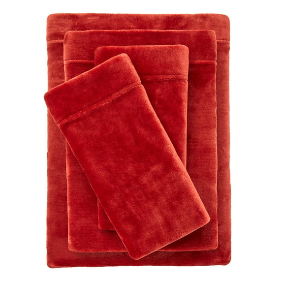 BrylaneHome BH Studio 4 Piece Microfleece Sheet Set