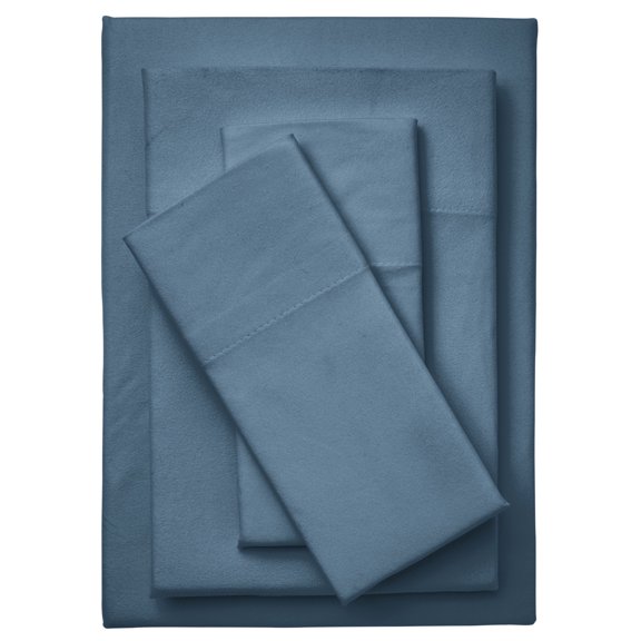 BrylaneHome BH Studio 4 Piece Microfleece Sheet Set