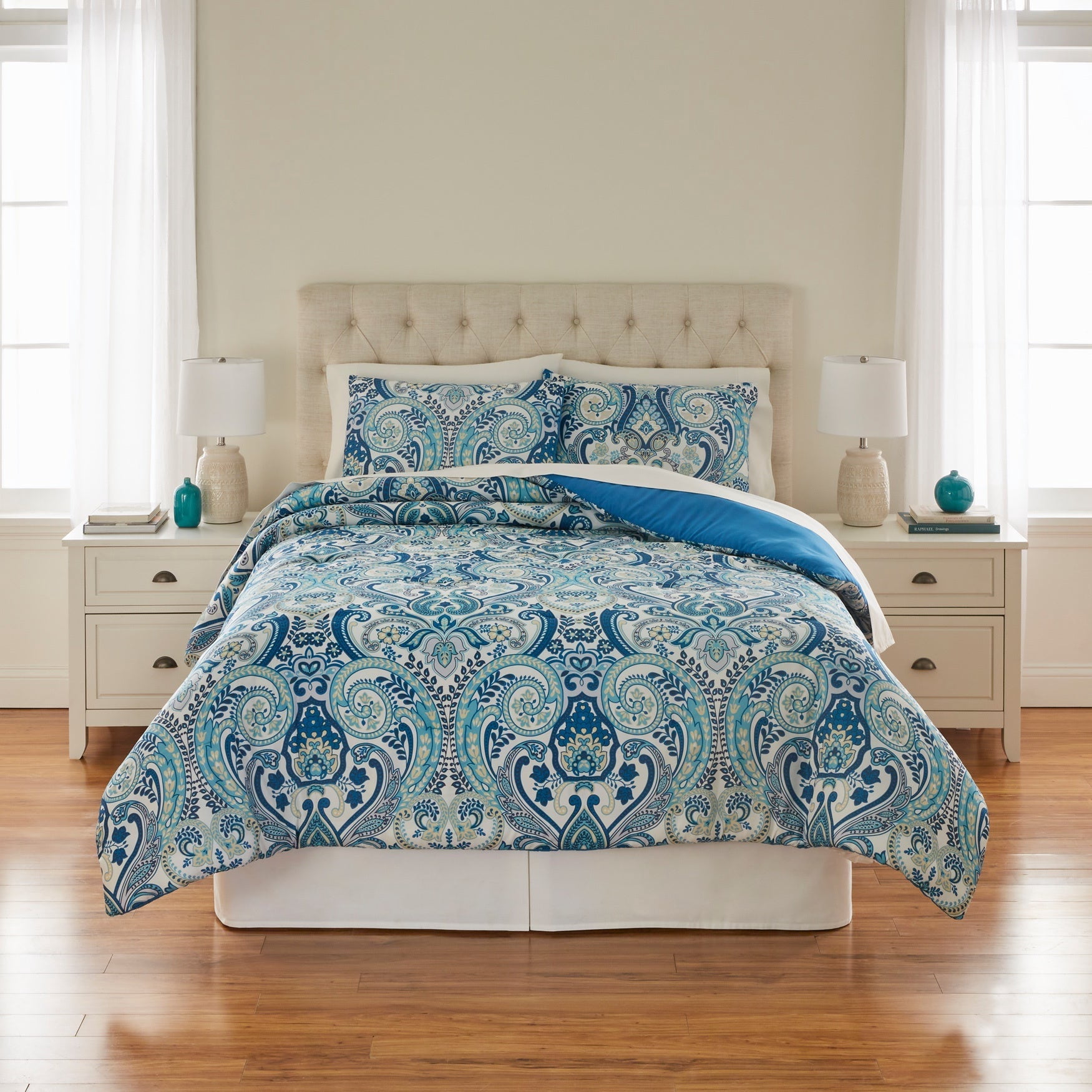 BrylaneHome BH Studio 3 Piece Microfiber Comforter Set - Walmart.com