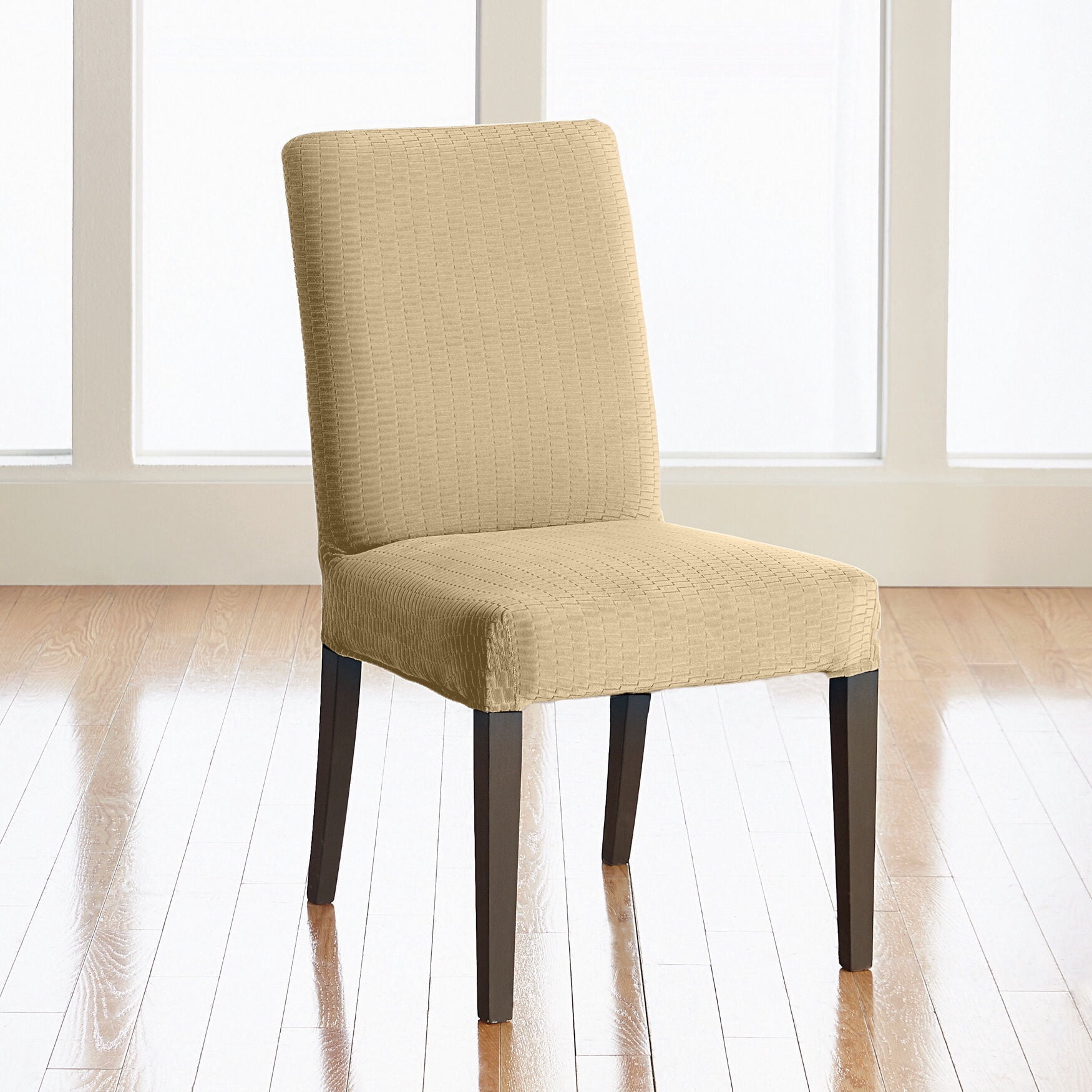 BrylaneHome BH Studio Brighton Stretch Dining Room Chair Slipcover ...