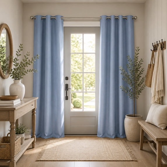 BrylaneHome BH Studio Room-Darkening Grommet Panel