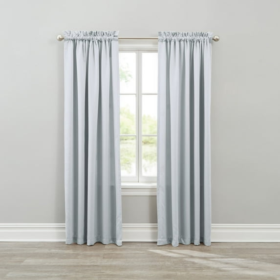 BrylaneHome BH Studio Room-Darkening Rod-Pocket Panel