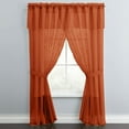 thumbnail image 1 of BrylaneHome BH Studio Sheer Voile 5 Piece One-Rod Curtain Set, 1 of 6