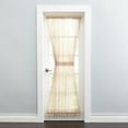 thumbnail image 1 of BrylaneHome BH Studio Sheer Voile Door Panel With Tiebacks, 1 of 6