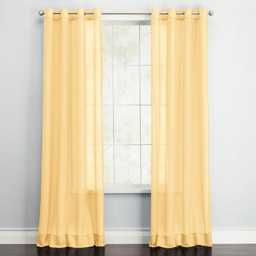 BrylaneHome BH Studio Sheer Voile Grommet Panel