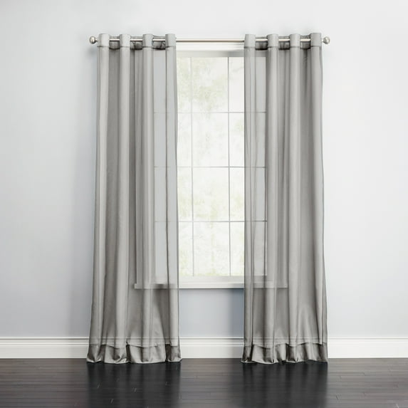 BrylaneHome BH Studio Sheer Voile Grommet Panel