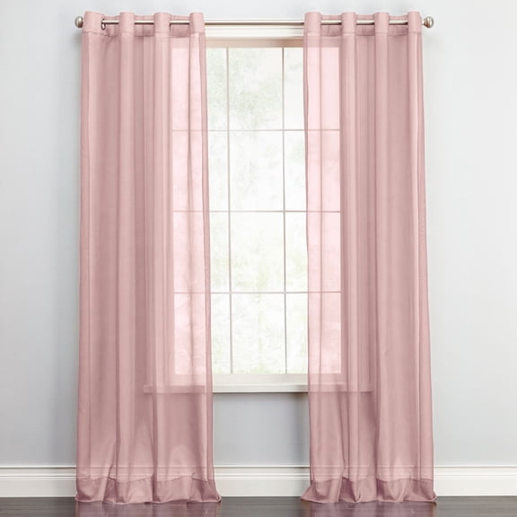 BrylaneHome BH Studio Sheer Voile Grommet Panel