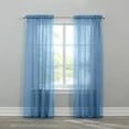 thumbnail image 1 of BrylaneHome BH Studio Sheer Voile Rod-Pocket Panels -Set Of 2, 1 of 6
