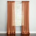 thumbnail image 1 of BrylaneHome BH Studio Sheer Voile Rod-Pocket Panels -Set Of 2, 1 of 6