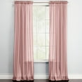 thumbnail image 1 of BrylaneHome BH Studio Sheer Voile Rod-Pocket Panels -Set Of 2, 1 of 6