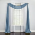 thumbnail image 1 of BrylaneHome BH Studio Sheer Voile Scarf Valance, 1 of 5