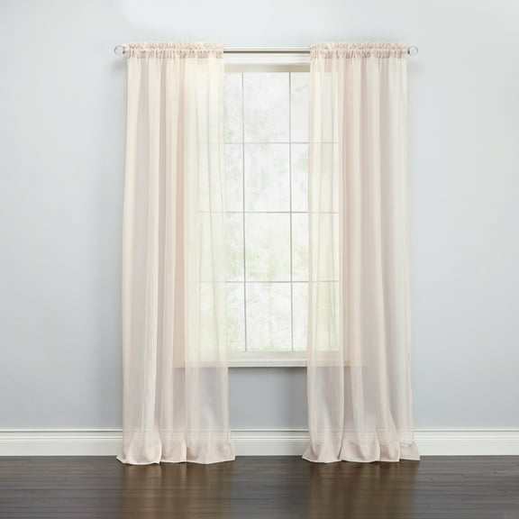 BrylaneHome BH Studio Sheer Voile Tab-Top Panel