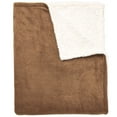 thumbnail image 1 of BrylaneHome BH Studio Sherpa Microfleece Blanket, 1 of 4