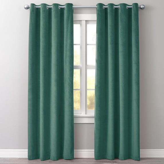 BrylaneHome BH Studio Velvet Grommet Panel