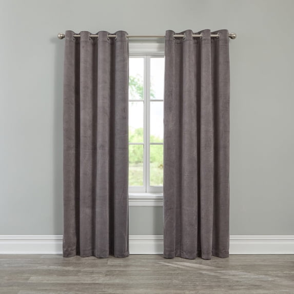 BrylaneHome BH Studio Velvet Grommet Panel