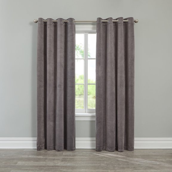 BrylaneHome BH Studio Velvet Grommet Panel