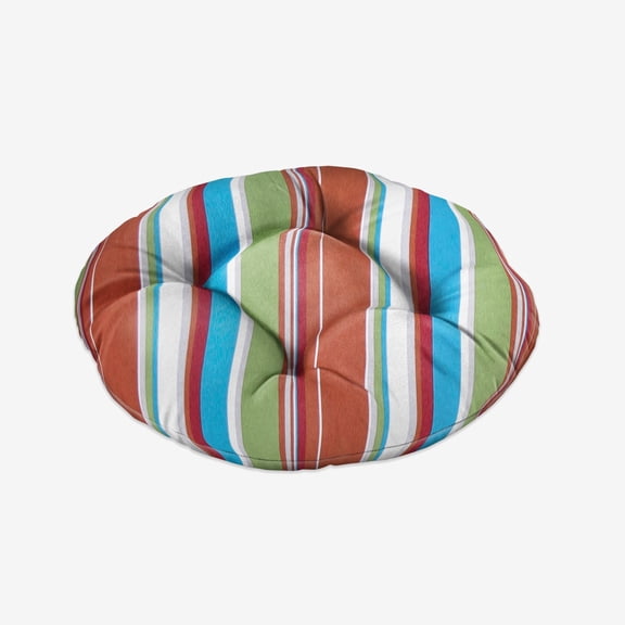 BrylaneHome Bh Outdoor Performance Tufted Round Chair Cushion