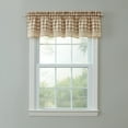 thumbnail image 1 of BrylaneHome Buffalo Check Rod-Pocket Valance, 1 of 2