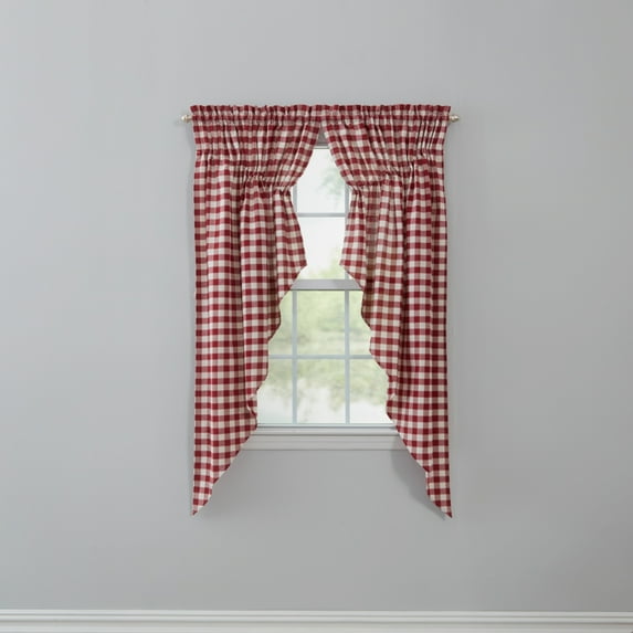 BrylaneHome Buffalo Check Swag Pair